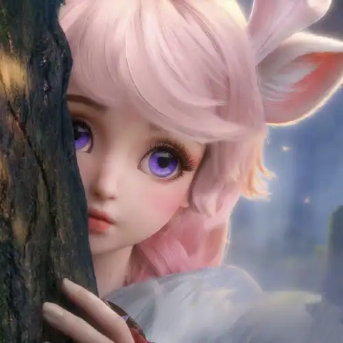 可爱公主头像黄色系莫齐