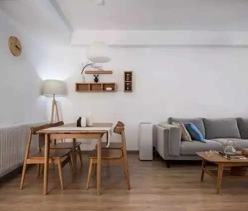 日式装修94平日式风格二居室,简约清爽的佛系装修