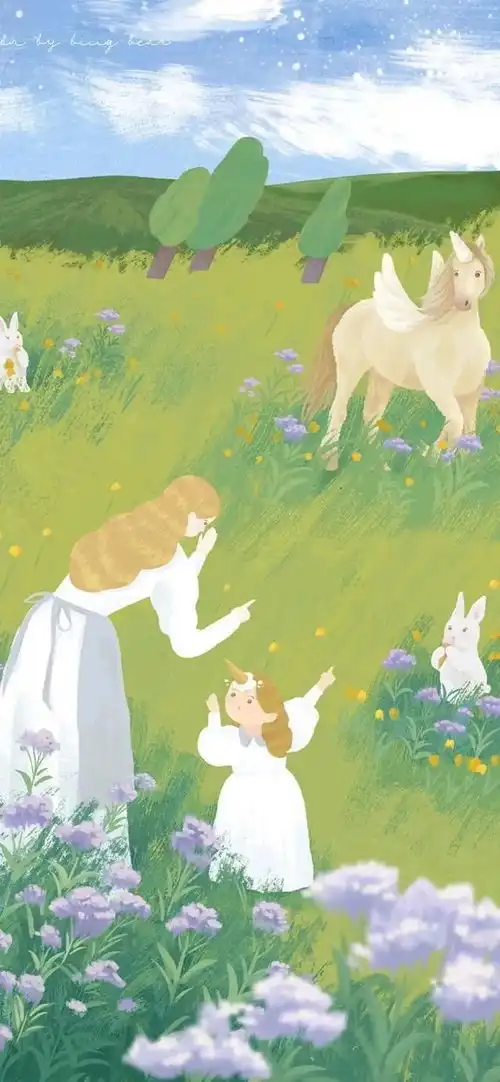 春日系绿色壁纸丨很治愈