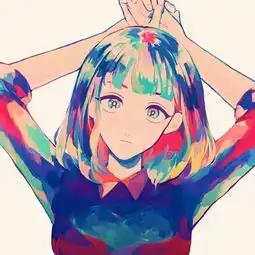 情侣头像橙色系一男一女