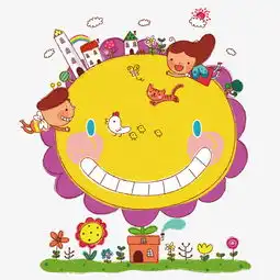 卡通儿童插画图片素材图片免费下载高清卡通手绘psd千库网图片编号7683147