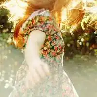 碎花裙女生头像图片微信头像图片大全