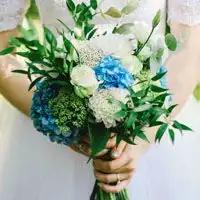 漂亮的婚礼捧花头像图片,新娘经历幸福时刻的重要见证