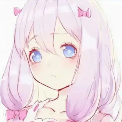 少女唯美卡通头像图片