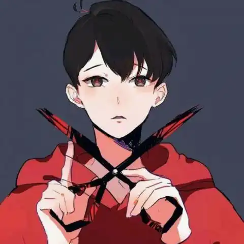 丧系病娇动漫男头黑暗系血腥男头像