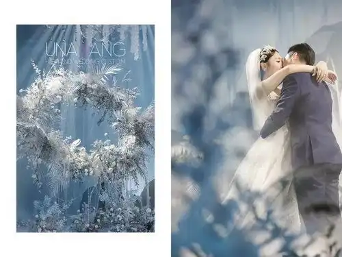 绝北之境里冰雪婚礼,静谧美好的冰川蓝色系