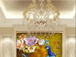 新中式吉祥如意浮雕孔雀金色壁画玄关装饰画图片设计素材高清模板下载43.70mb动物花鸟玄关大全