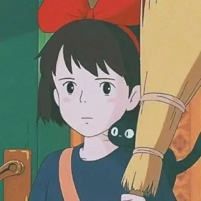 小魔女的卡通头像休眠