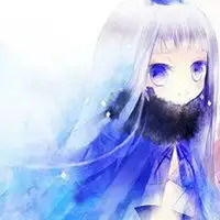 蓝紫色系闺蜜头像动漫头