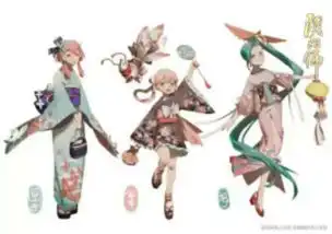 新装赏花火阴阳师式神浴衣设计大赛作品鉴赏