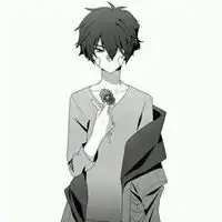 qq头像男生下半身黑白黑白动漫下半身男生qq头像