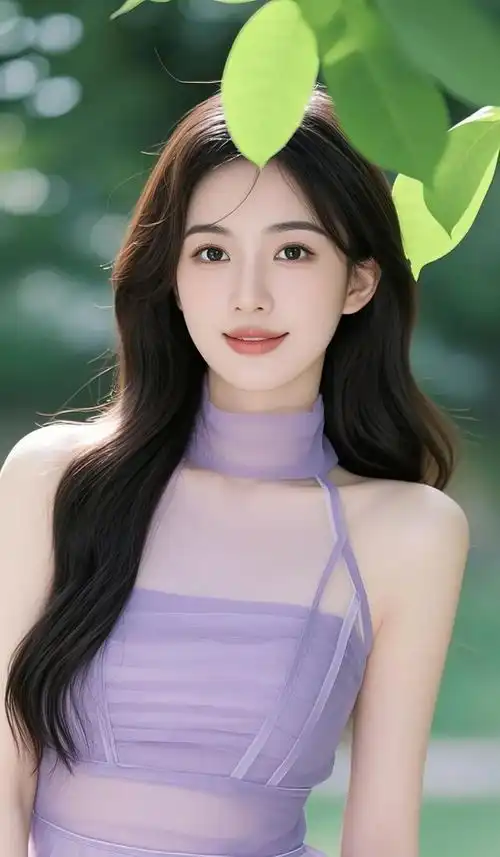 美女壁纸丨紫色系妩媚动人,爱了爱了