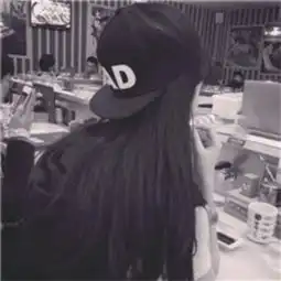 闺蜜头像黑色丧系列黑白