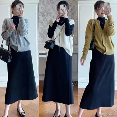 羊毛衫牛仔裤已经过时今年流行这种优雅穿法又美又高级