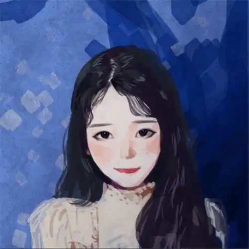 橙色头像女生霸气系二次