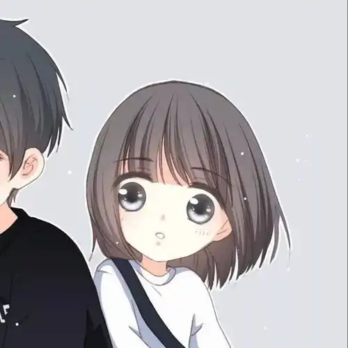 怦然心动情侣头像