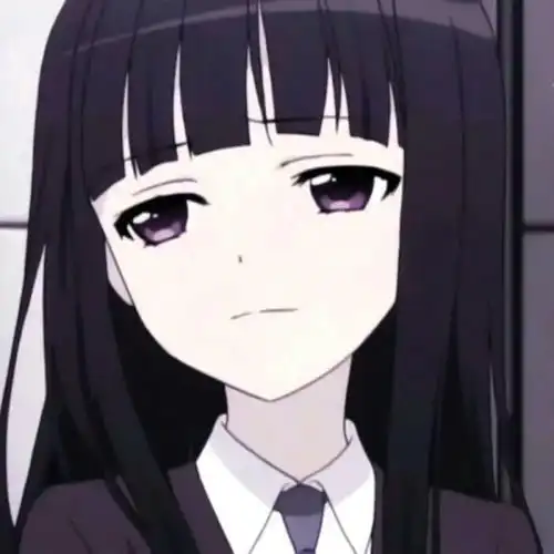 好看女生头像黑色系动漫