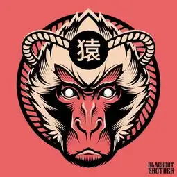 黑系头像可爱插画