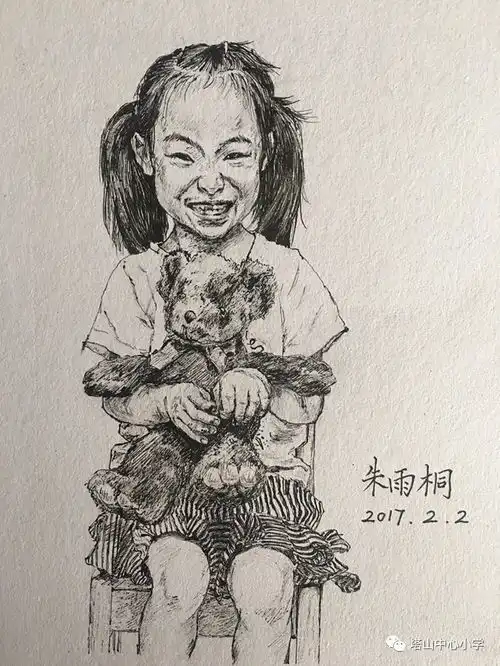 人间最美是童颜,神笔老师成网红