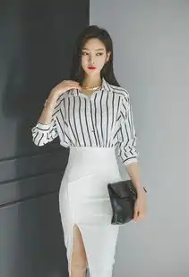 长腿气质白丝袜韩系美女职业装阳光写真3