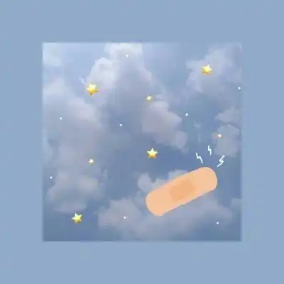 薄蓝色系头像很淡