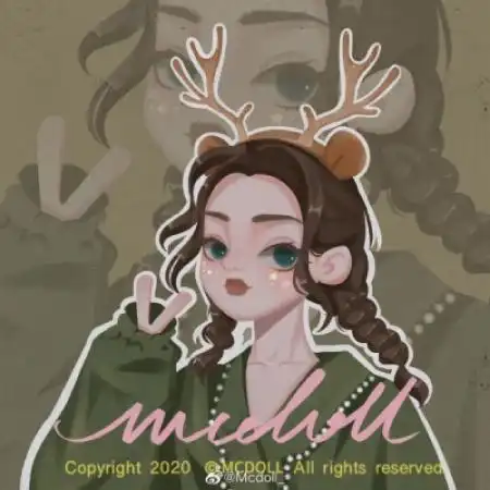女生头像团头个性头像团头女生卡通图片