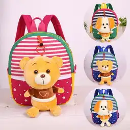 babylab幼儿园韩版可爱男女孩宝宝书包卡通公仔猴子16岁儿童双肩书包条纹宠物包红小狗蜜芽,中国领先的进口母婴限时特卖商城