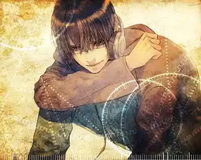 动漫男生的图片现代,要黑发,纤细身材