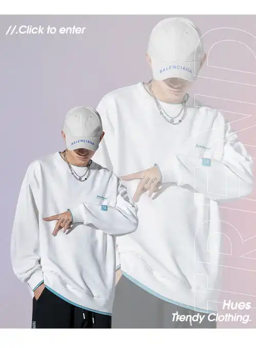 韩路日系男装主推2021秋冬新款情侣卫衣男女假两件ins圆领上衣潮