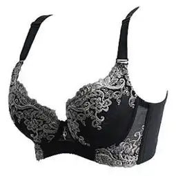 蜜格儿刺绣薄杯丰满内衣棉插片深v侧收副乳调整聚拢文胸罩w3442图片大全邮乐官方网站