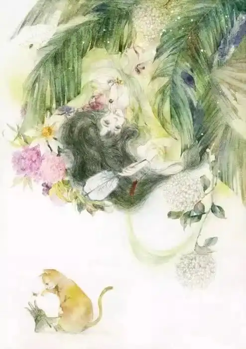 这个充满仙气的小姐姐,却画出惊艳了数万人的古风插画