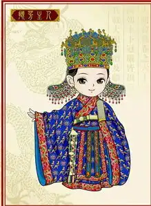 求卡通皇后和皇上的图片,要萌的