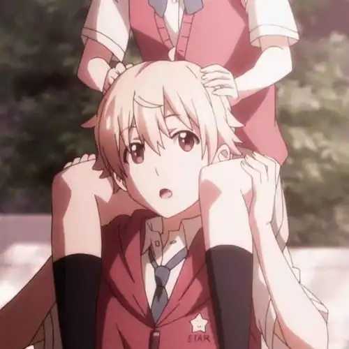 二次元萌系情侣头像猫耳