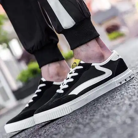 新款男士帆布鞋男鞋韩版潮流学生滑板鞋低帮休闲鞋图片大全邮乐官方网站