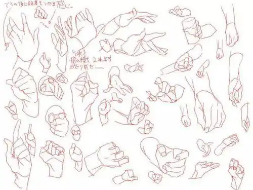 绘画小技巧怎么用方块快速画手涨知识了