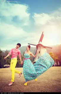 牵手奔跑的情侣婚纱摄影图片免费下载编号3148485红动网