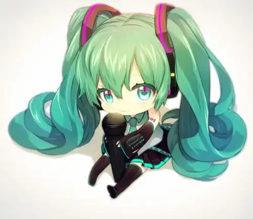 初音未来动漫壁纸q版萌系软妹子卡哇堆糖,美好生活研究所