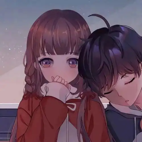 情侣头像你的眼里,星河荡漾
