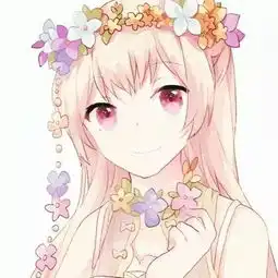 微信头像卡通人物女妆扮