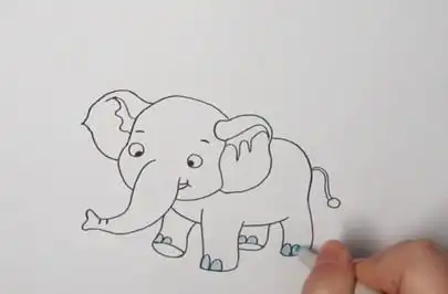 大象简笔画