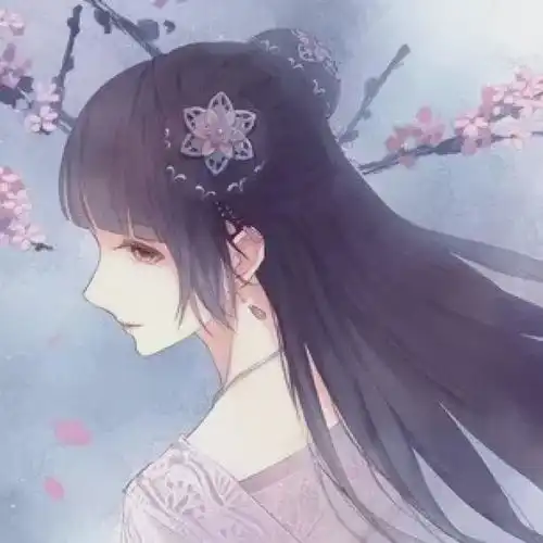 动漫头像躲进小楼,不问春秋