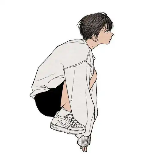 绘画素材要了命了这组韩系动漫人物动态姿势太帅了服饰素材