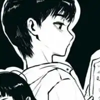 黑白漫画风恋人头像