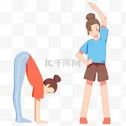 微信头像健身卡通运动健