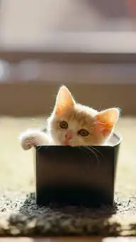 萌萌的小奶猫