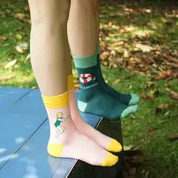 低价韩系游泳系列泳衣女孩中筒袜精梳棉卡堆糖,美好生活研究所