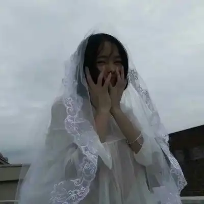 婚纱女头像,我爱着的内个她穿上婚纱了