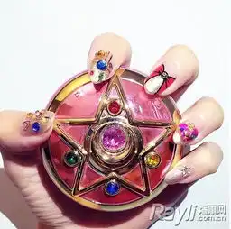 再不怕被说没童年美甲化身美少女战士