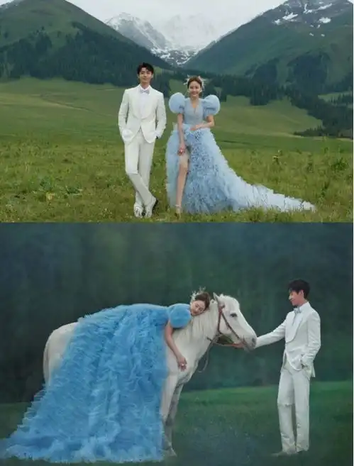 魏晨发文七夕快乐配图与妻子的情侣照片,实在是太甜了