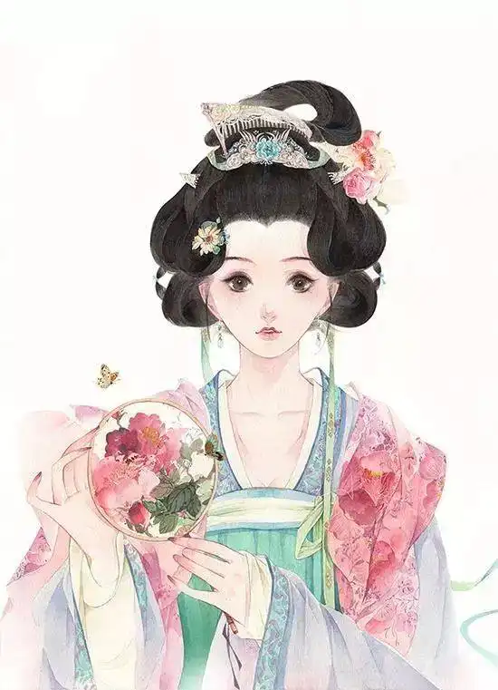 绘画抑郁系图片人物古风